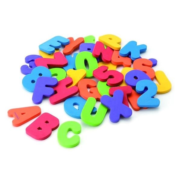 NEW Munchkin® Learn™ Bath Letters and Numbers 36pc Toddler Bath Toy - Picture 7 of 8